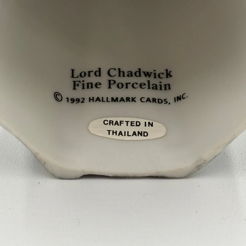 Hallmark Dickens Caroler Bell Set Mr Ashbourne Mrs Beaumont Lord‎ Chadwick 1990s
